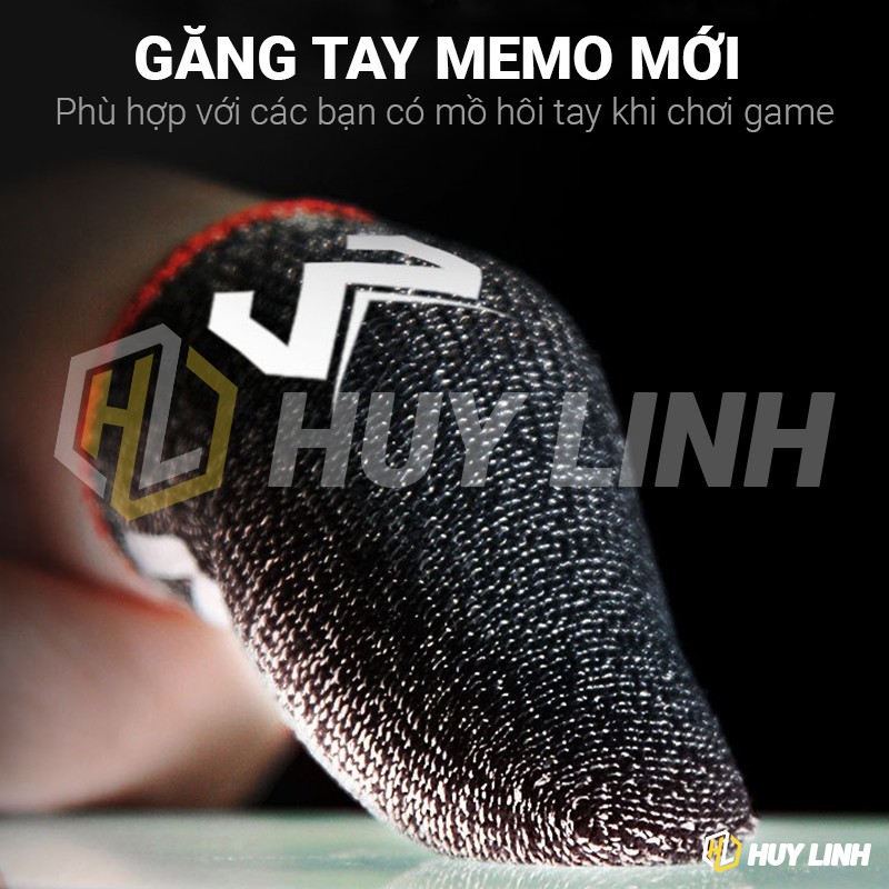 Bộ 2 Găng tay chơi game Memo HL03 sợi bạc cảm ứng chống mồ hôi cho tốc chiến, Pubg, FOG GT03