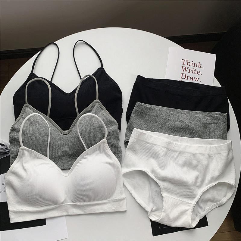 Áo Bra Nữ 2 Dây - Bộ Đồ Lót Nữ Cotton Thấm Hút Mồ Hôi Cực Tốt B3211