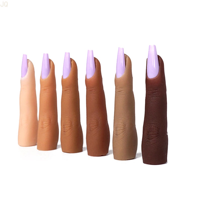 Mô Hình Ngón Tay Giả Bằng Silicone Linh Hoạt Luyện Tập Làm Móng Nghệ Thuật