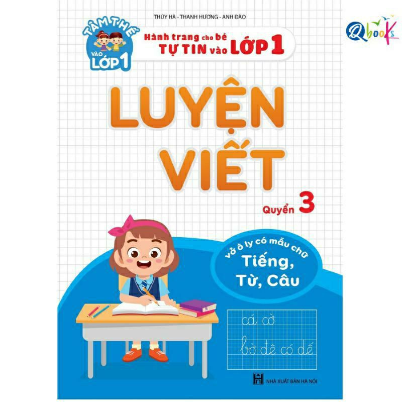 Sách - Bộ 3 luyện viết - Hành trang cho bé tự tin vào lớp 1