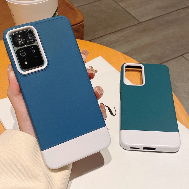 Ốp Điện Thoại Silicone Chống Sốc Dạng Lỏng 3 Trong 1 Cho Xiaomi Mi Redmi Note 9 10 11 Pro 11S 10S 9S