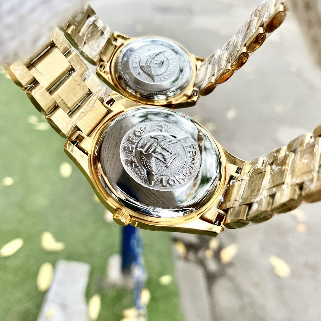 Đồng Hồ NỮ l0ng.gines lg032 TRẮNG Chống Xước, Chống Nước TUYỆT ĐỐI - TẶNG 1 lắc Tim + 2 pin AG4