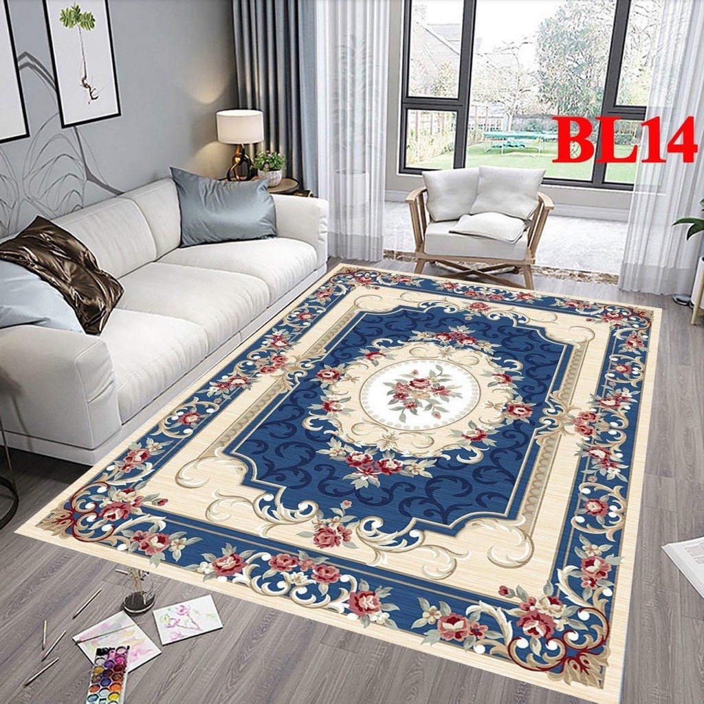 Thảm trải sàn nỉ lì Bali, Thảm phòng khách size 2mx3m và 1m6x2m3 giá rẻ