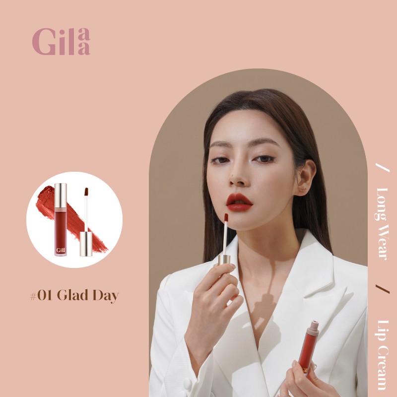 Son kem lì Gilaa long wear lip cream (1.7g) - Minisize