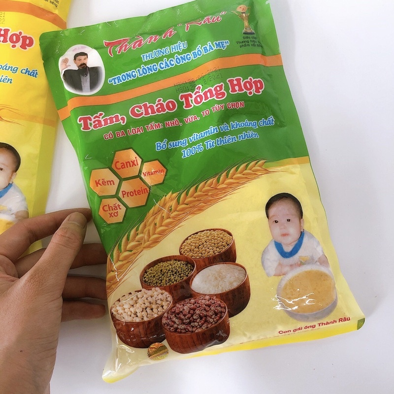 Bột gạo mịn, gạo hạt vỡ Thành Râu cho bé ăn dặm, nấu bột ngọt, bột mặn cho bé