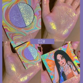 [Hàng mới về] Bảng phấn bắt sáng lấp lánh trang điểm chuyên nghiệp chất lượng cao