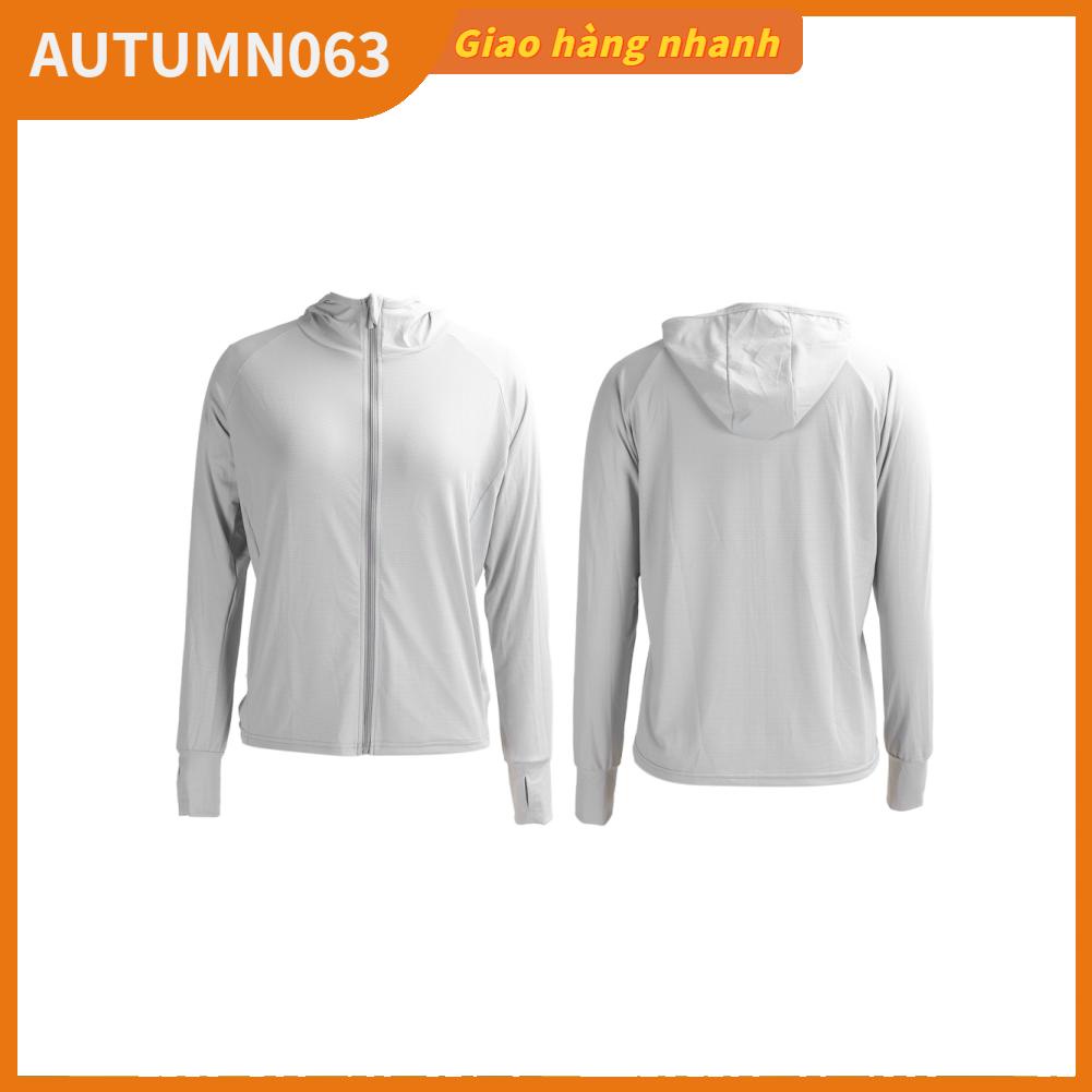[Hàng mới về] Áo khoác chống nắng chống tia UV dài tay mát thoáng khí cho nữ (Xám)