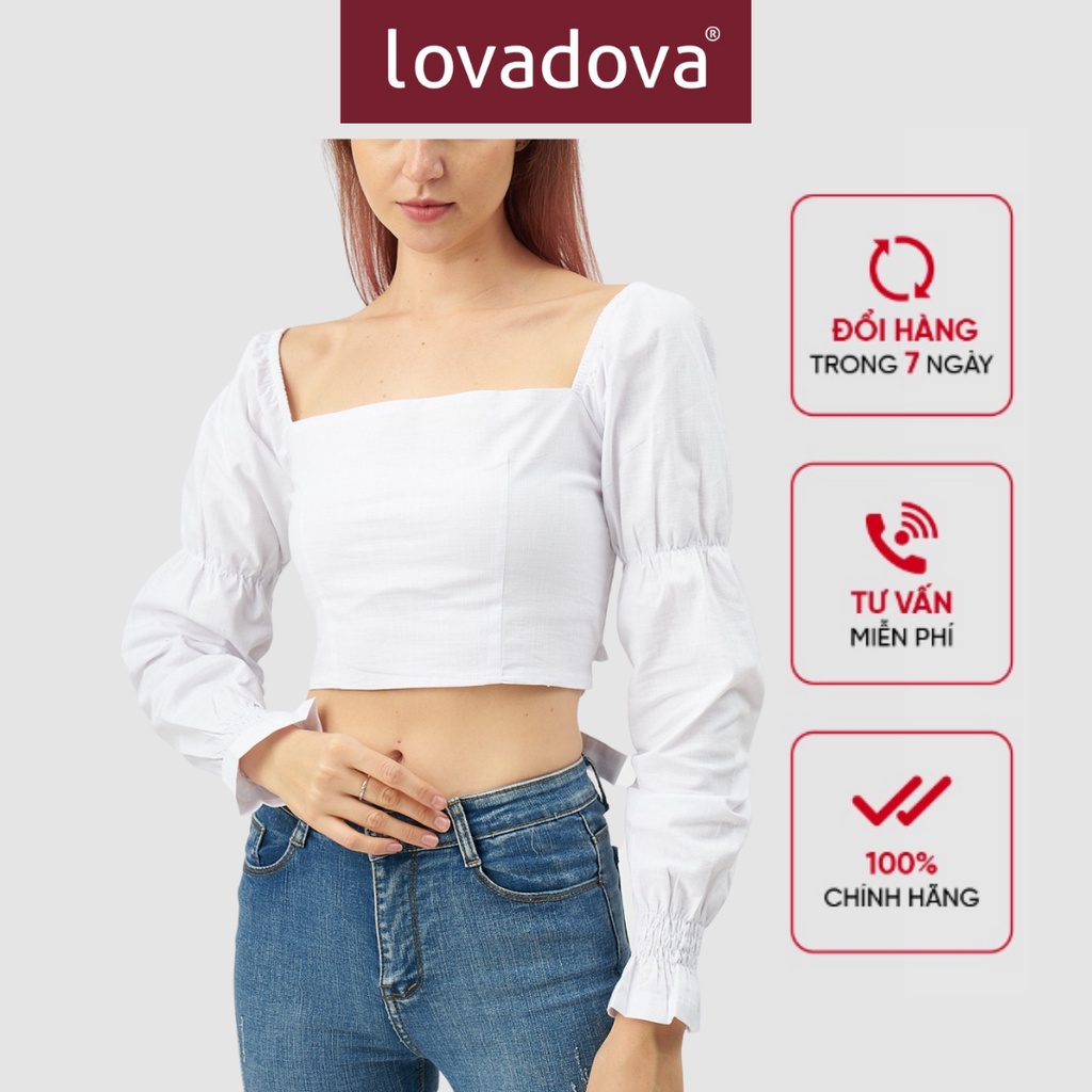 Lovadova - 20B09C001 Áo Croptop nữ