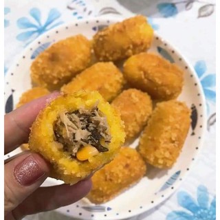 xôi gà nấm mini thơm ngon