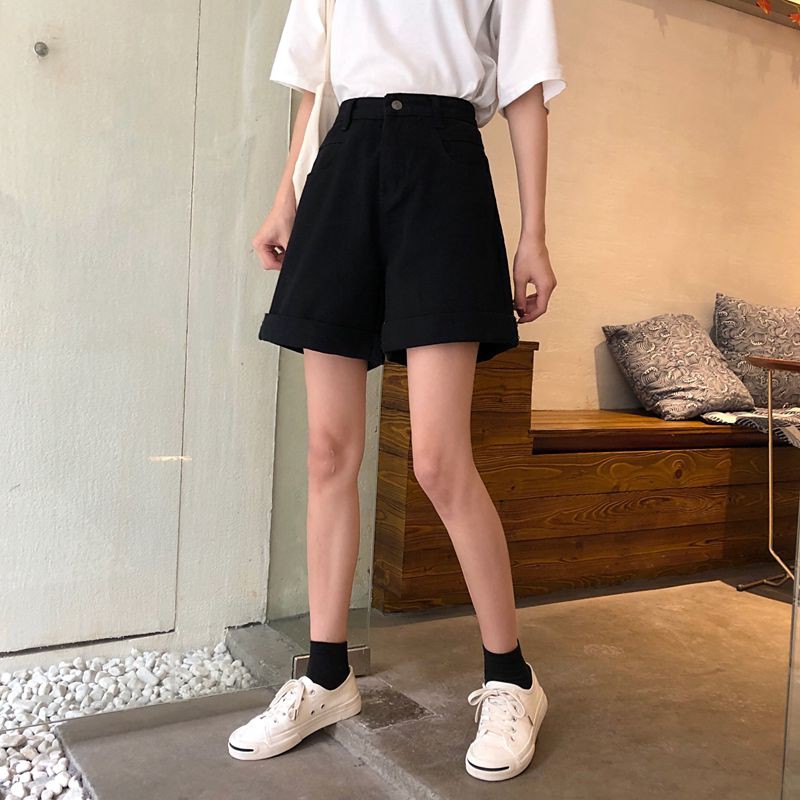 [Size S] Quần shorts jean nữ lưng cao Ulzzang QNJ44