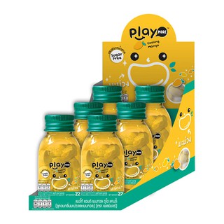 Combo hộp 6 hũ kẹo play more xoài 22g