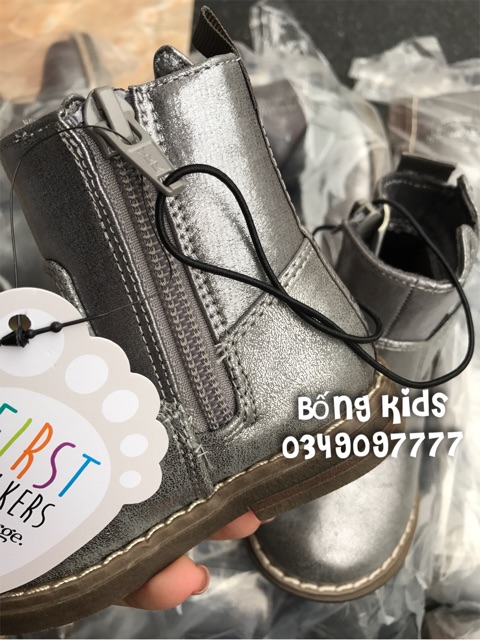Bốt Bé Gái Cún Con Silver George
