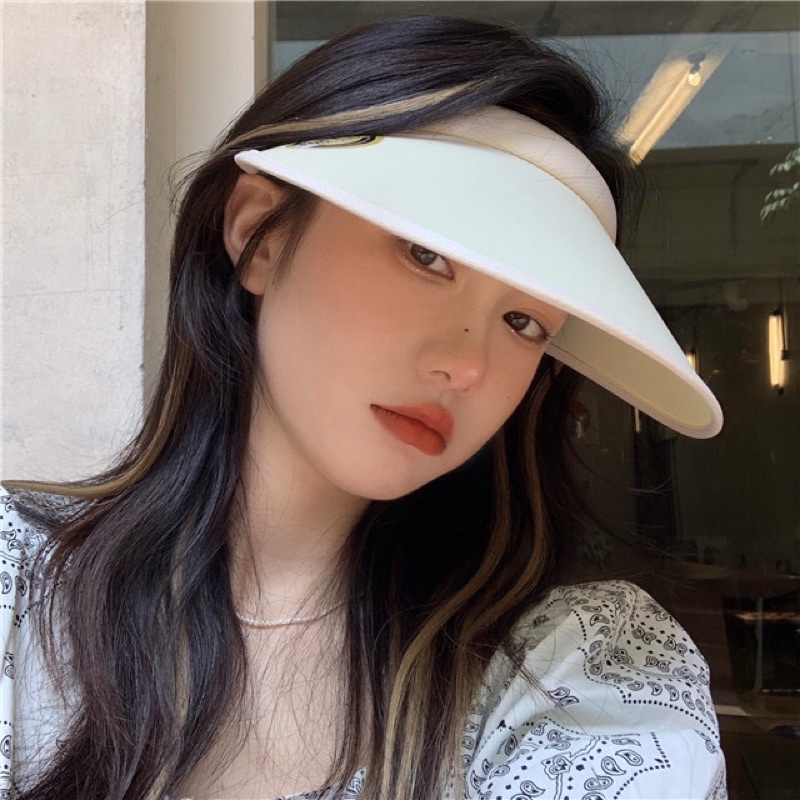 ☀️Mũ Chống Nắng Vành Rộng Chống Tia UV SPF 50+ HOT, Mũ Nửa Đầu Đi Biển Siêu Xinh