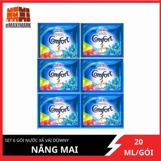 Set 6 gói nước xả vải Downy Nắng mai 6X20ml