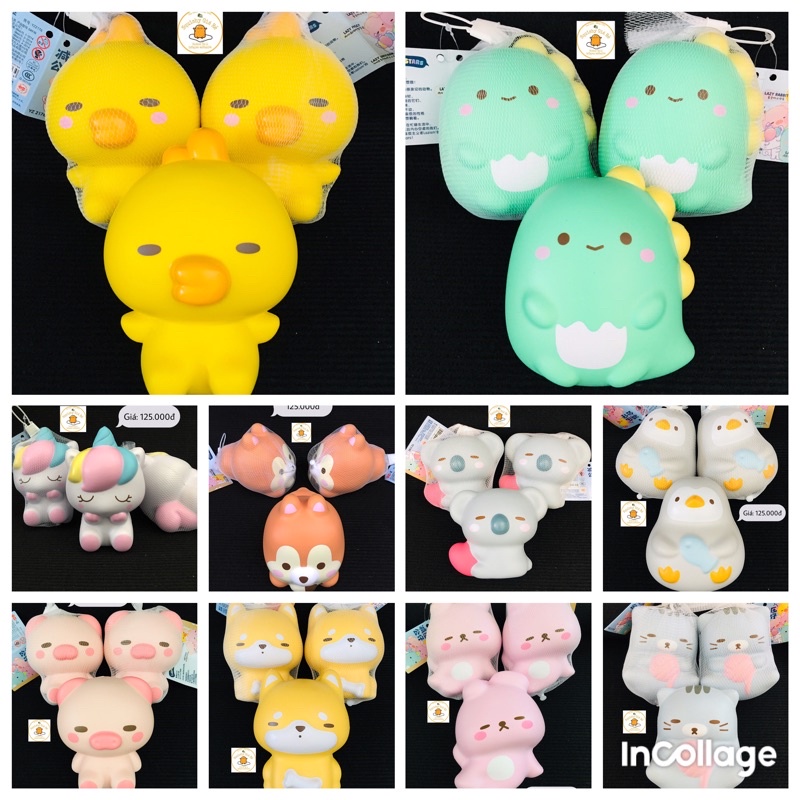 ĐỒ CHƠI SQUISHY CHÍNH HÃNG LOẠI TO GIÁ RẺ