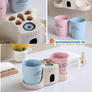 Bộ nhả kem đánh răng làm từ lúa mạch