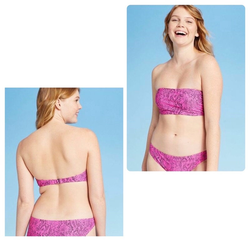Bikini Nữ Hai Mảnh Sẵn Mút Ngực Nâng Ngực
