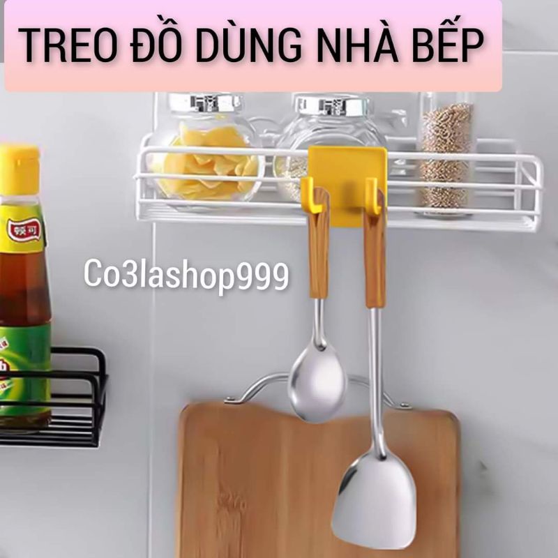 Móc nhựa cài kệ sắt/kệ inox treo phụ kiện đồ dùng (1 CÁI)