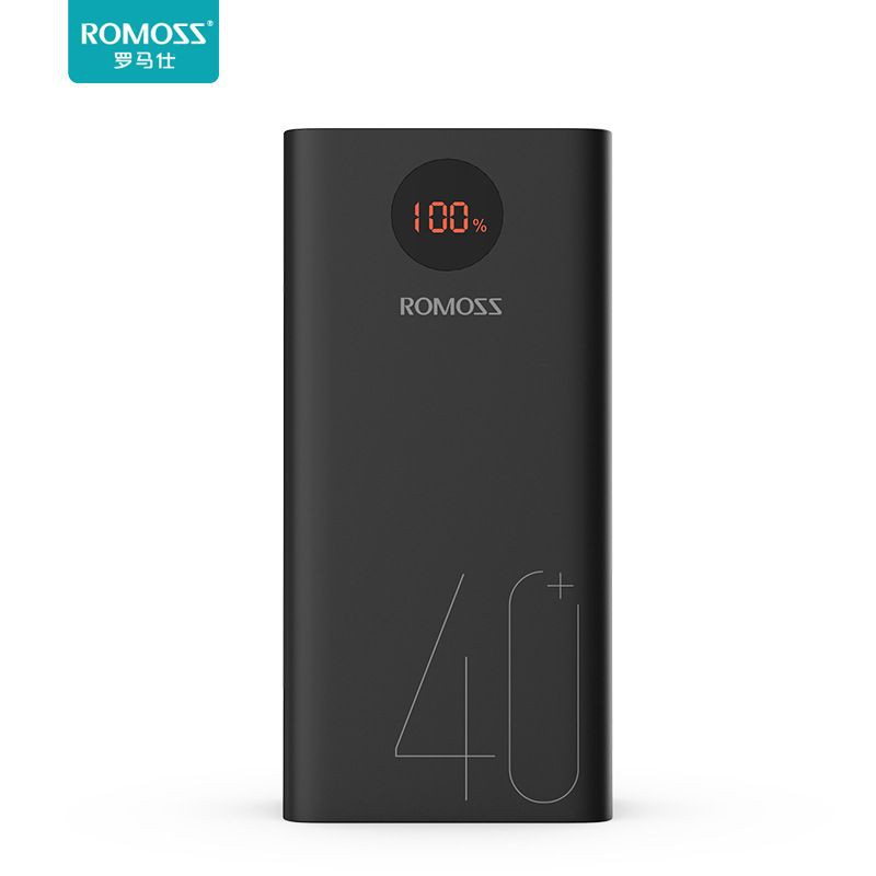 Pin dự phòng Romoss ZEUS 40+ dung lượng 40000mAh hỗ trợ sạc nhanh QC3.0 và sạc đảo chiều PD 18W (Đen)/sac samsung/iphone