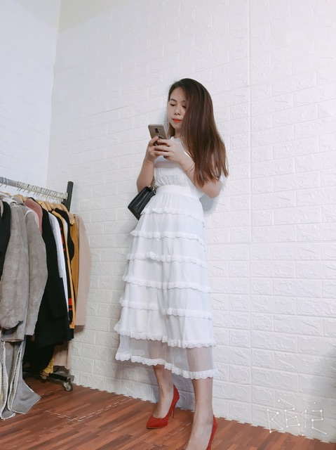 RUBISHOP-ĐẦM DỰ TIỆC VÁY TẦNG XOÈ PHỐI REN CAO CẤP | BigBuy360 - bigbuy360.vn
