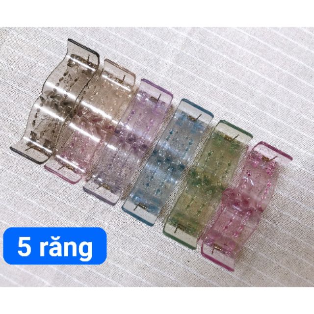 CẠP TÓC TRONG SUỐT 5 RĂNG