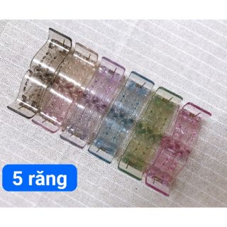 Cạp tóc trong suốt 5 răng