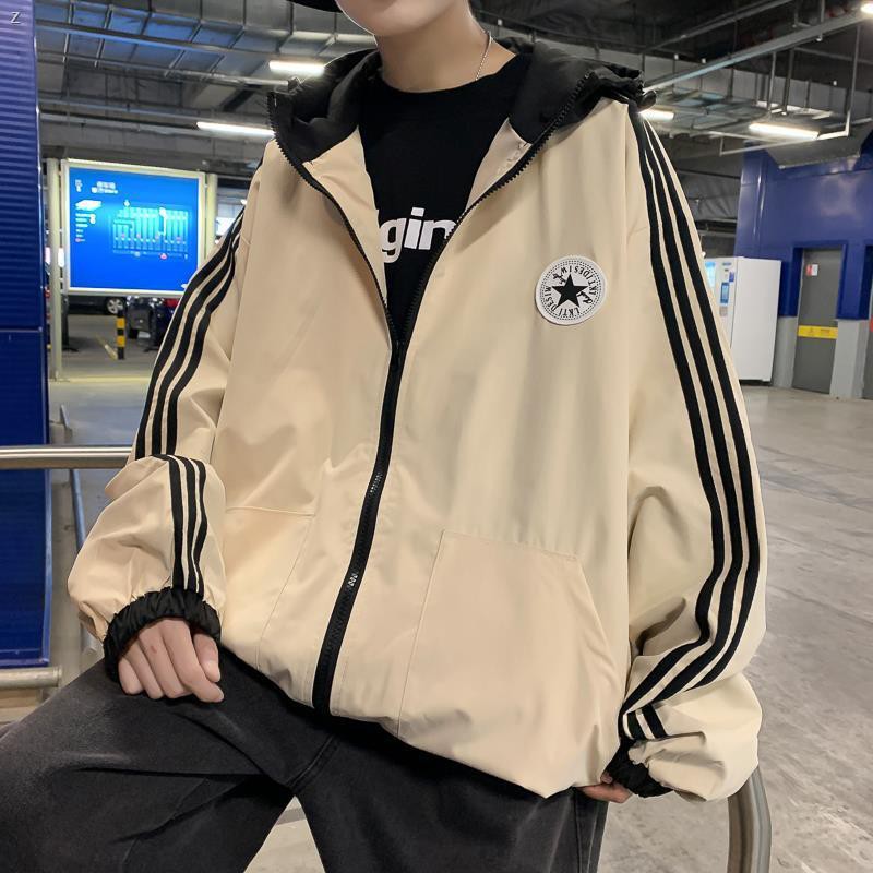 Áo Khoác Có Mũ Trùm Dáng Rộng Thiết Kế Giản Dị Phong Cách Hàn Quốc Dành Cho Nam | BigBuy360 - bigbuy360.vn