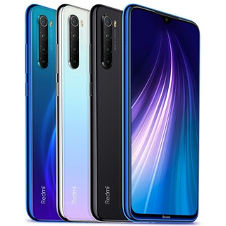 Combo điện thoại xiaomi redmi note 8 4gb 64gb + tai nghe + ốp lưng + cường lực - nhập khẩu