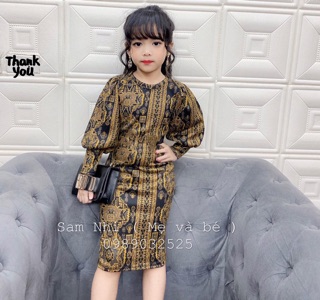 Váy thổ cẩm cho bé gái