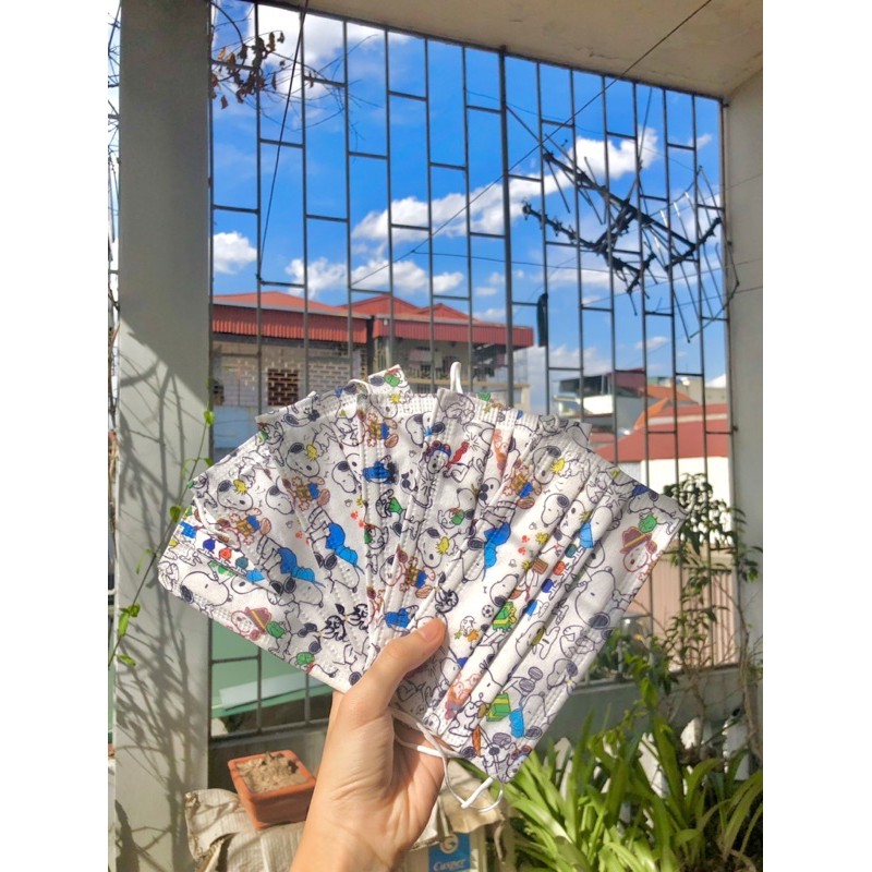 KHẨU TRANG gấu hoạ tiết siêu xinhh [ khẩu trang GARCOTEX ] | BigBuy360 - bigbuy360.vn