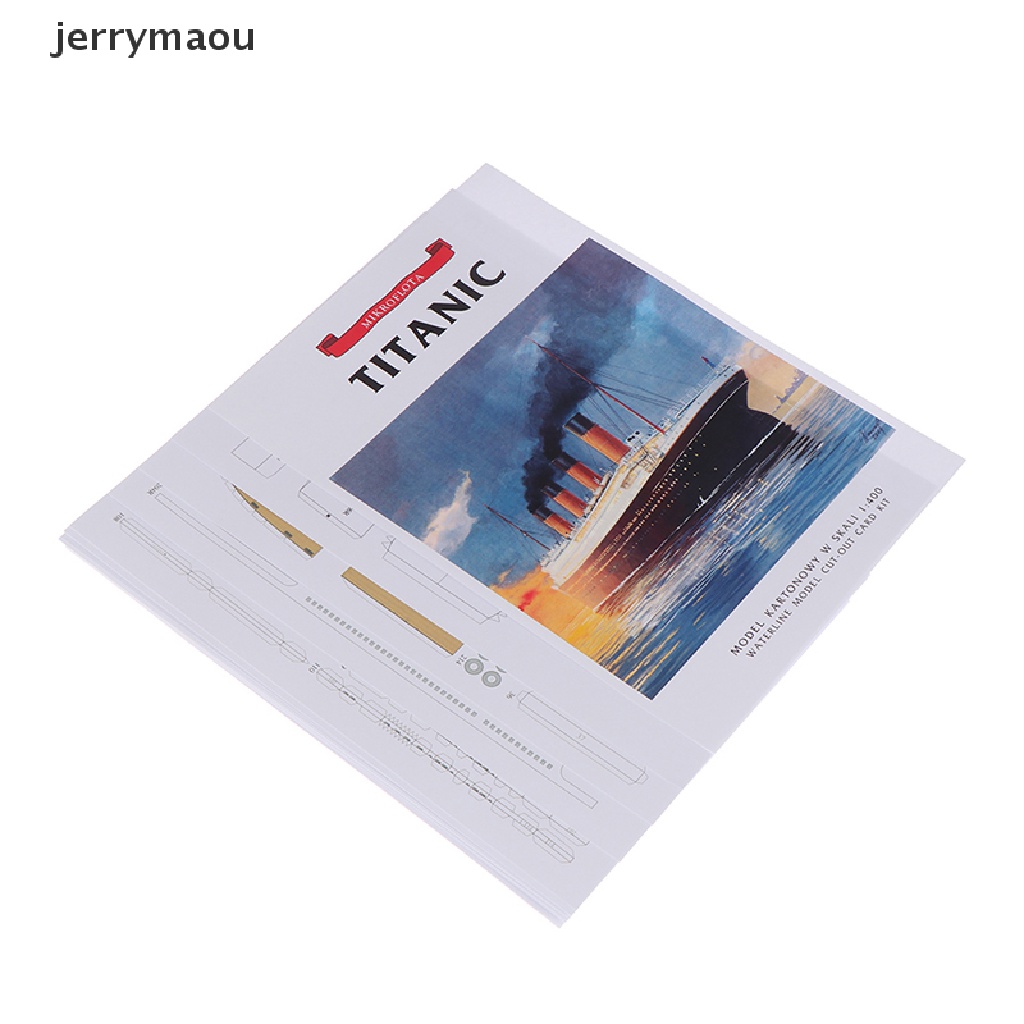 Bộ Mô Hình Tàu Titanic 3D Bằng Giấy Tỉ Lệ 1: 400 DIY