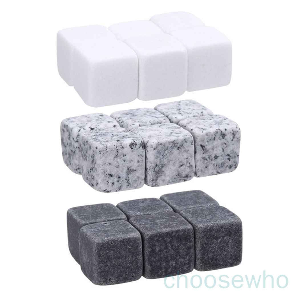 Set 6 viên đá tự nhiên dùng để làm lạnh rượu whiskey