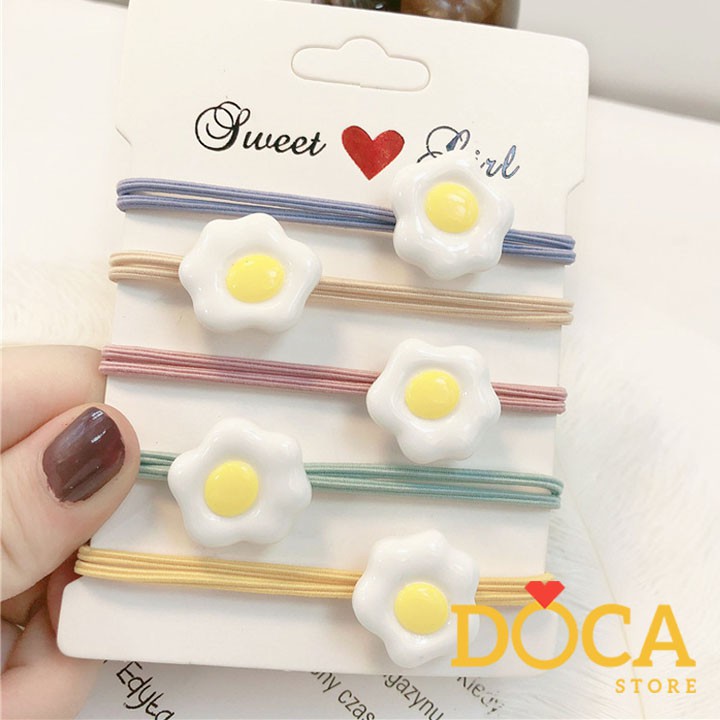 Dây buộc tóc trứng cute CT19