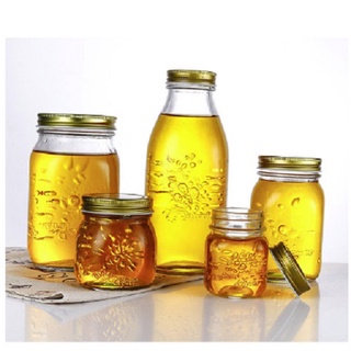 Hũ thủy tinh mason nắp vặn nhôm 1000ml | 500ml | 300ml