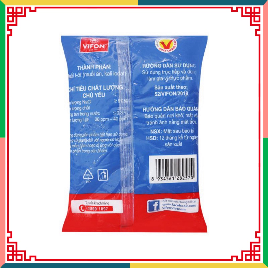 Muối tinh sấy Vifon gói 450g