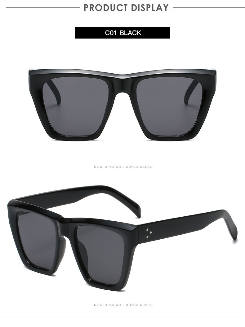 Kính Mát Gọng Vuông Màu Sắc Ngọt Ngào Phong Cách Retro | BigBuy360 - bigbuy360.vn