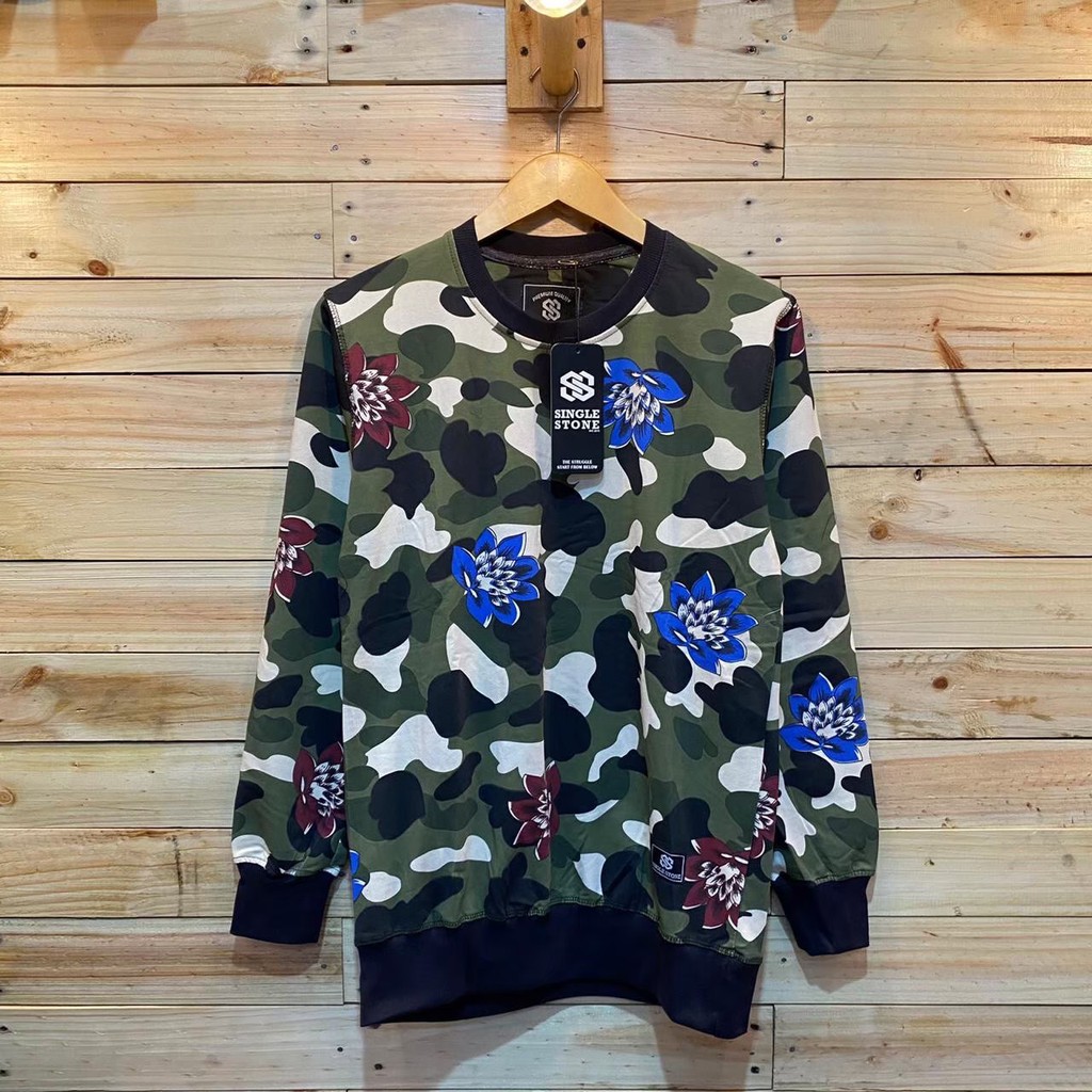 Áo SWEATER nam nữ CREWNECK DISTRO SINGLE STONE - SWEATER MOTIF CREWNECK chính hãng | BigBuy360 - bigbuy360.vn