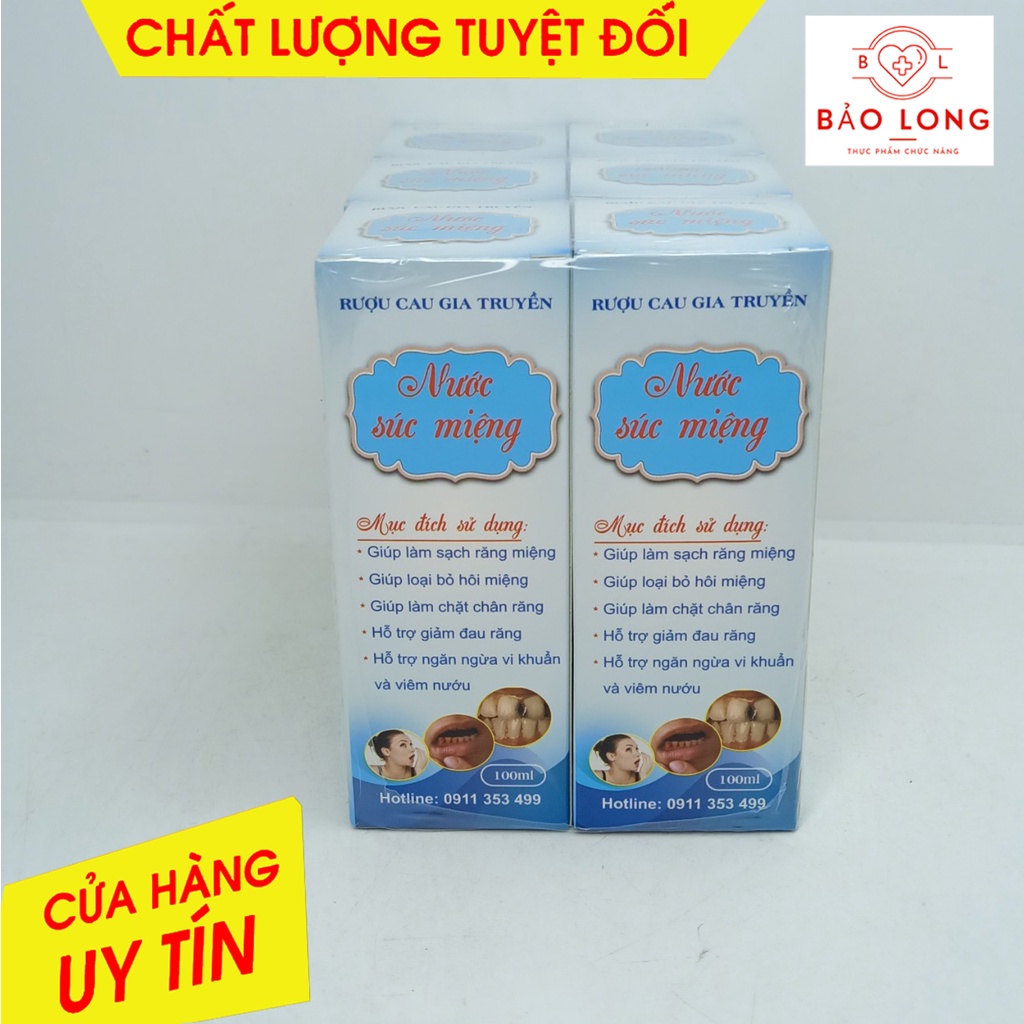 Nước súc miệng rượu cau gia truyền chai 100ml
