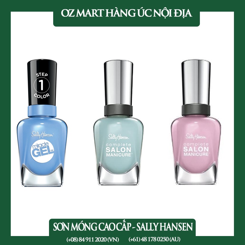 Sơn móng tay cao cấp Sally Hansen Oz Mart Hàng Úc Nội Địa