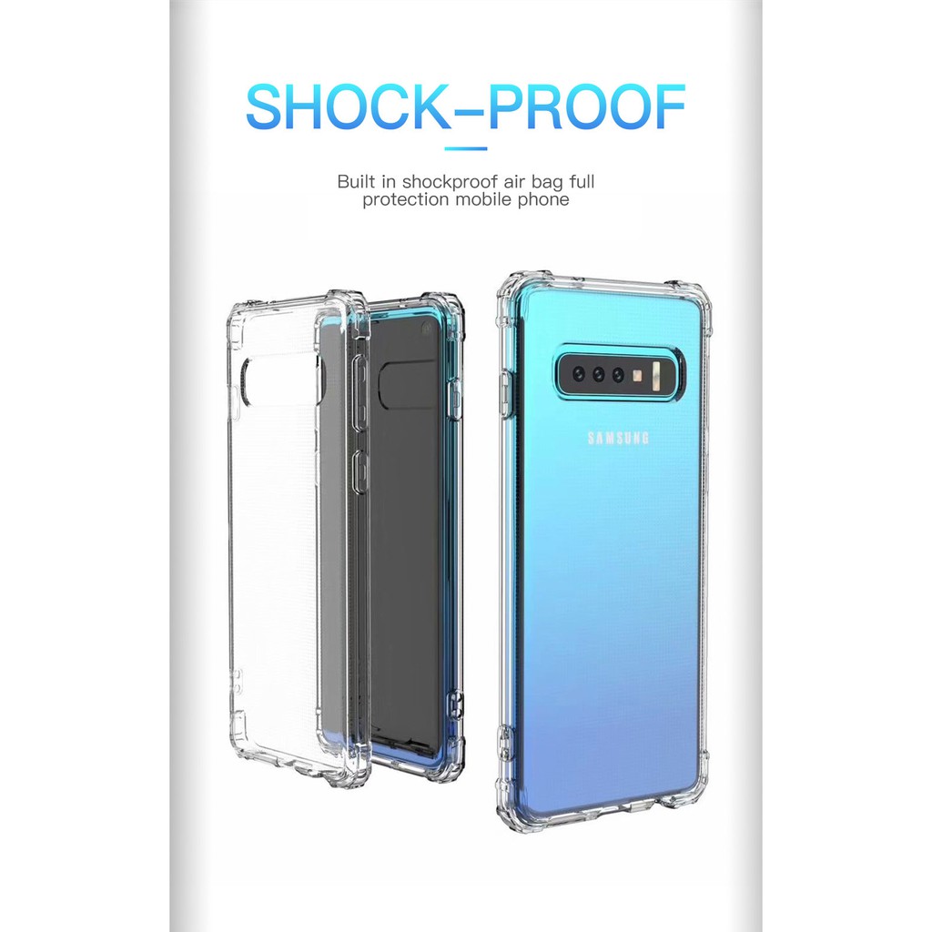 For Samsung Galaxy S8 S9 S10 Plus Note10+ Plus A7/A8/A9 2018 Note 5 / 8 / 9 Case Soft Clear Shockproof Phone Case Back Cover