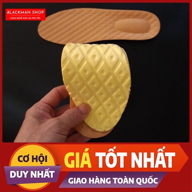 Lót giày đẹp thời trang Fu Khang cho nam Siêu bền và mềm mại màu đen và nâu LD13