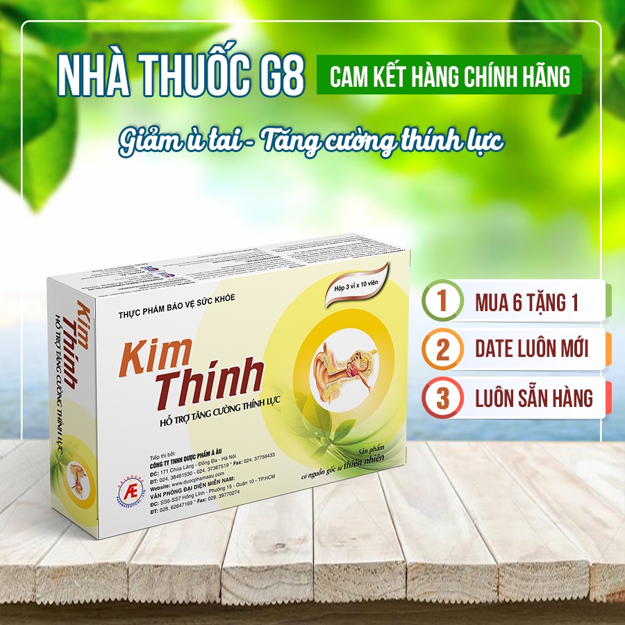✅CHÍNH HÃNG ✅ Kim Thính - Giúp tăng cường thính lực, cải thiện ù tai ve kêu - 100% Thảo dược