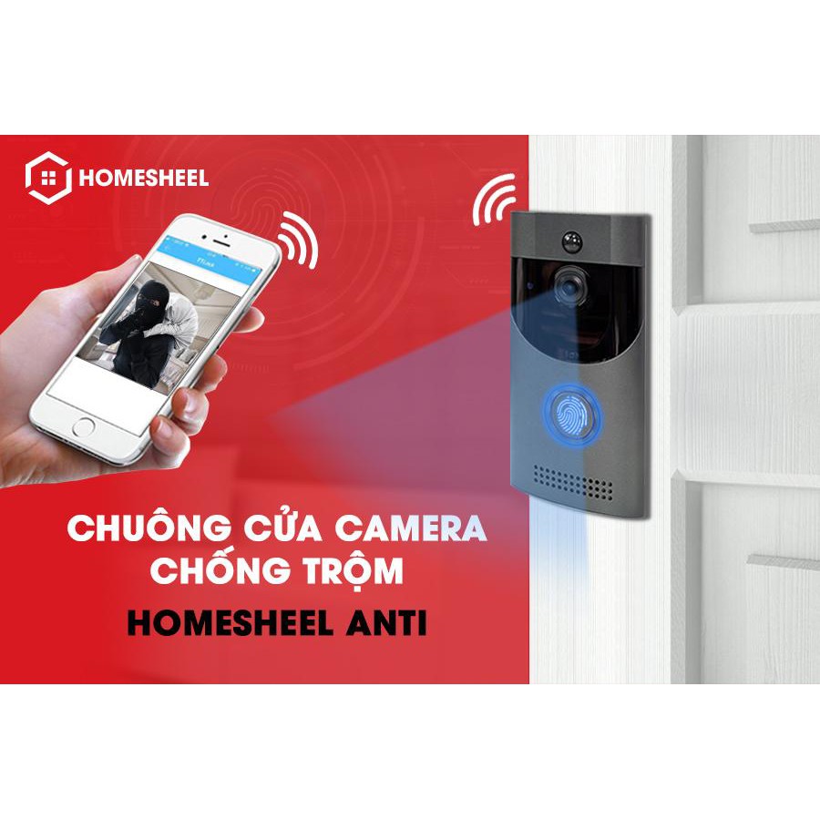 Chuông cửa Camera Smart Homesheel Doorbell 007C - Hàng chính hãng