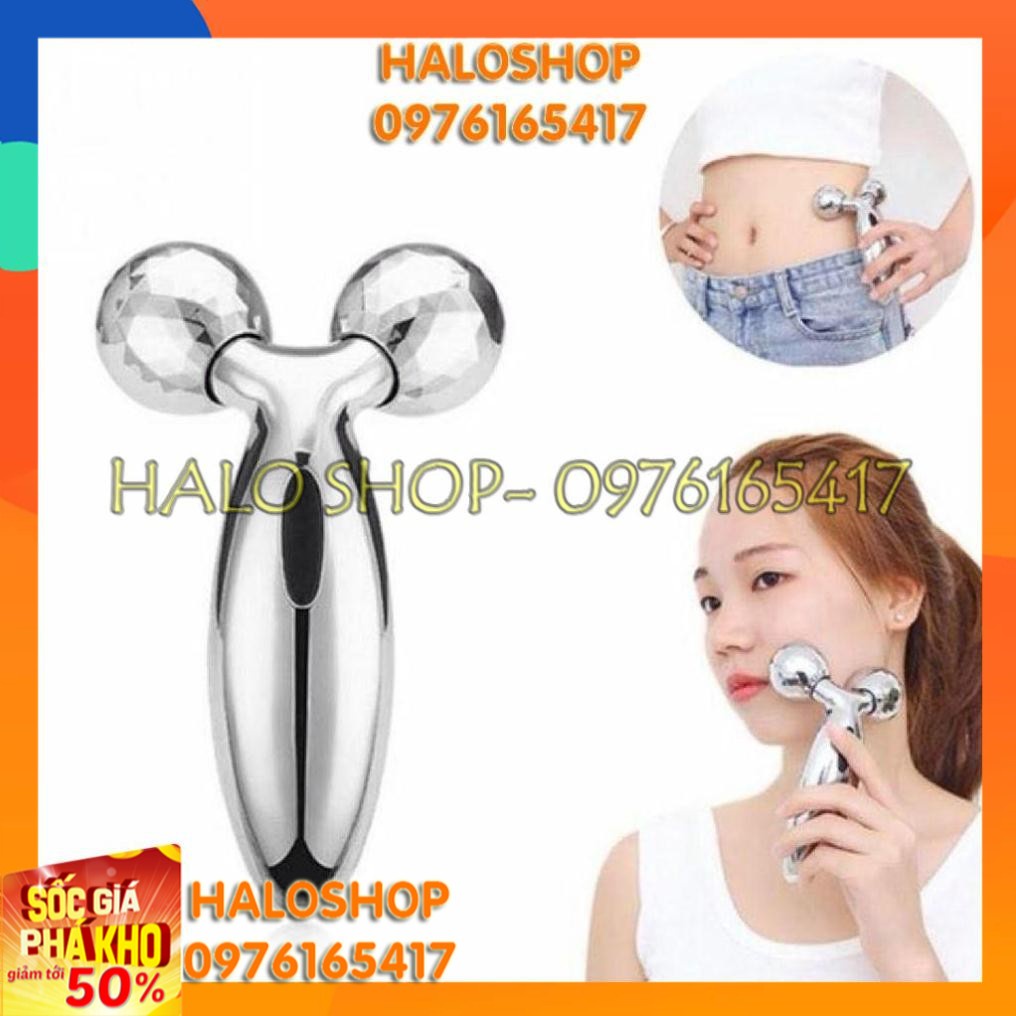 Cây lăn massage nâng cơ mặt cầm tay 3D