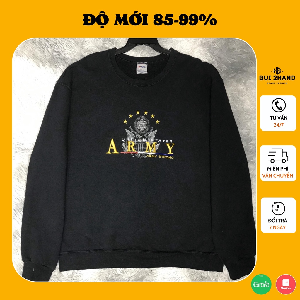 Áo sweater 2hand chọn mẫu, Áo secondhand Under form rộng Unisex chất đẹp độ mới trên 85%