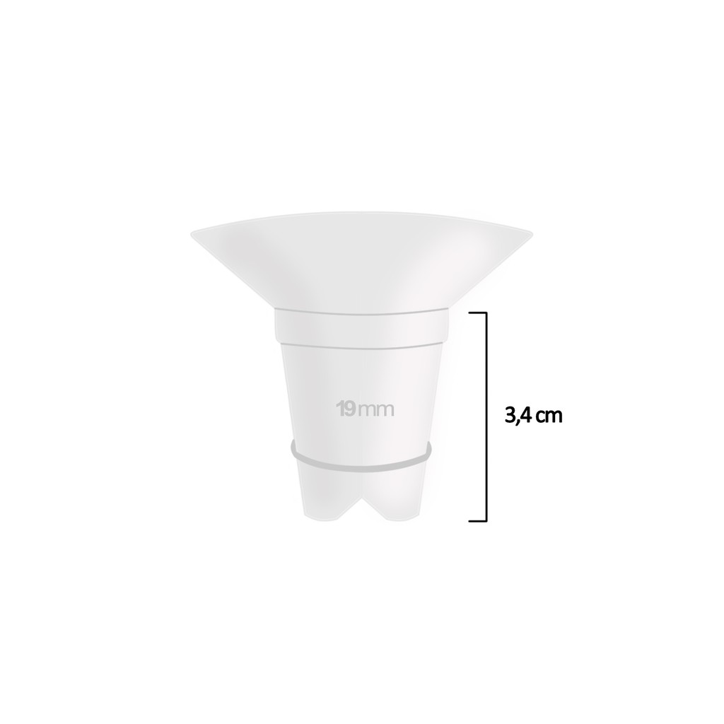 Trợ Phễu Silicone Mama's Choice NewFit Size 17-19-21mm | Giảm Size Phễu, Cup Hút Sữa | Hút Sữa Hiệu Quả và Êm Ái Hơn