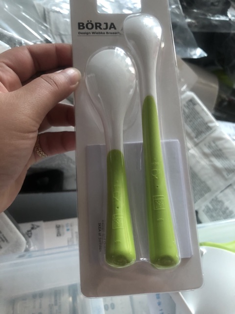 Thìa muỗng tập ăn, ăn dặm BORJA IKEA