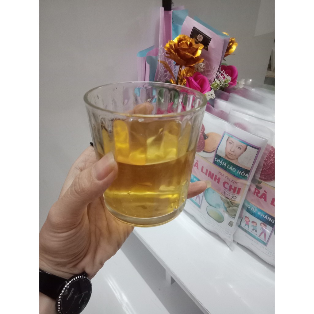 TRÀ LINH CHI - 40 Túi Lọc - Tăng Đề Kháng, Đẹp Da, Làm Chậm Lão Hóa