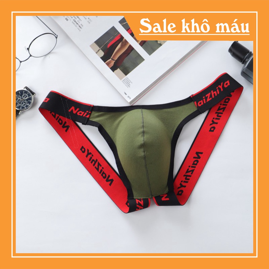 Quần lót nam, quần lót nam jocktrap nam thun cotton cao cấp hình chụp thật