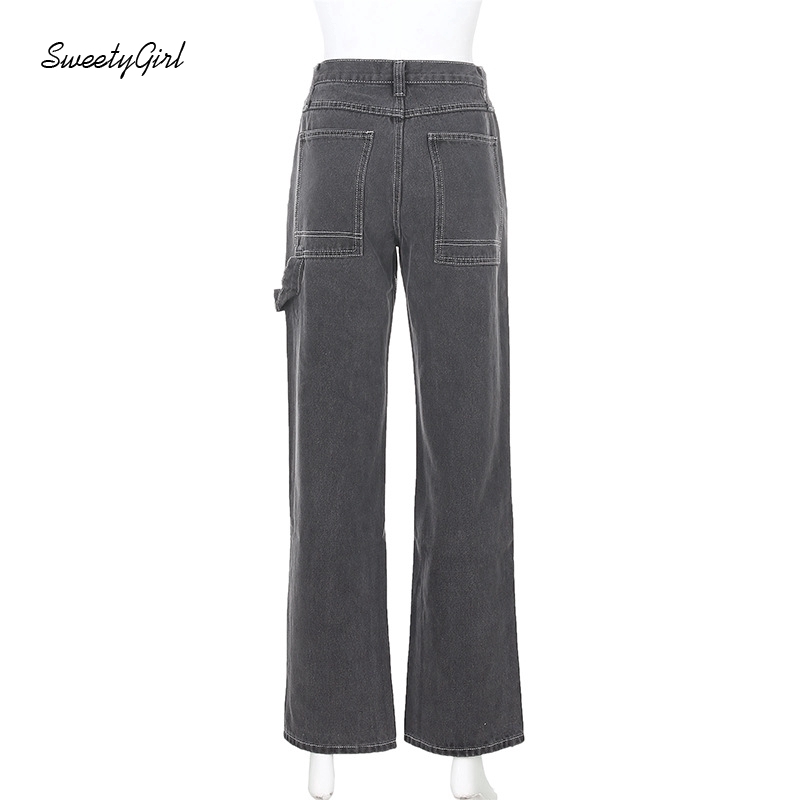 Quần Jeans Nữ Lưng Cao Ống Đứng Thời Trang